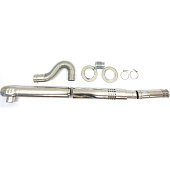 Дымоход коаксиальный 1000L D(75*100)мм SLIDE SPEA S-type