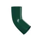 Колено сливное МП т-зелёный (фото)