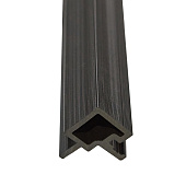 Угловой профиль CM Wall, 3000х56х49 мм, цвет MERBAU (Мербау) (фото)