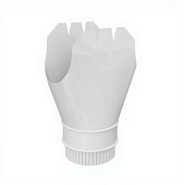 Воронка выпускная D185х150 ПЭ-01-9003 Белый-0.5 (фото)