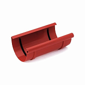 Муфта желоба 125мм красн. (фото)