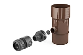Рекуператор дождевой воды 90мм корич. (фото)