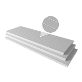 XPS ТЕХНОНИКОЛЬ CARBON SAND VAN FAS/2 S/2 2600х600х60 (5 плит) (фото)